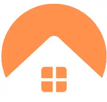 Logo acheter une maison fond blanc